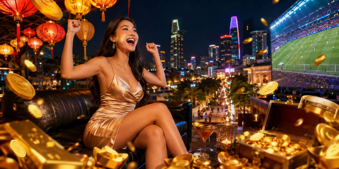Không khí giải trí và lễ hội đèn lồng tại TP. Hồ Chí Minh về đêm